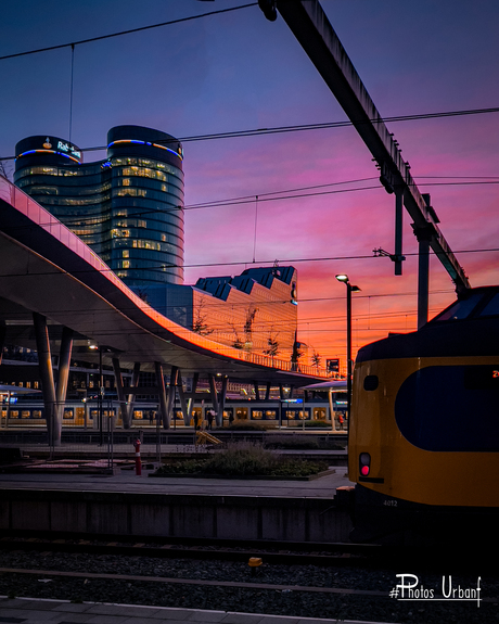 Sunset Utrecht centraal 