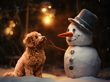 My best friend the snowman