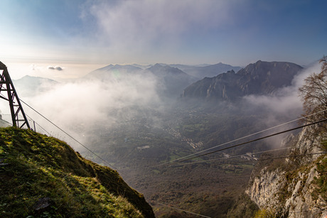 Lecco vanaf Piani d'Erna