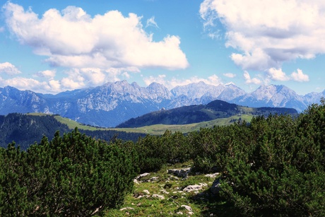 Schitterend uitzicht op Loferer Steinbergen