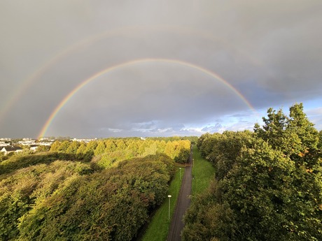 Dubbele regenboog