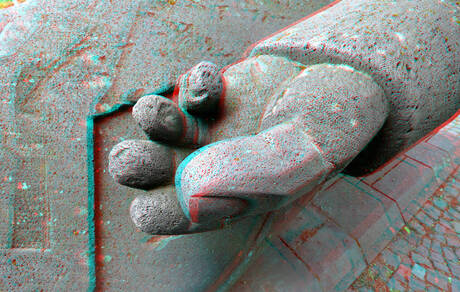 Hand Toter Krieger Stiftskirche Kleve Germany 3D
