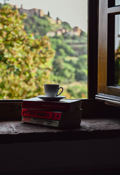 Morning coffee with a view