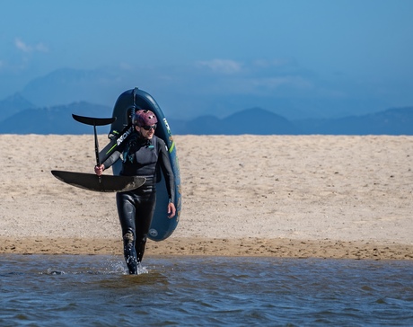 Kite boarding