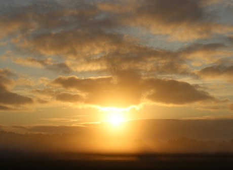 Lever du soleil.