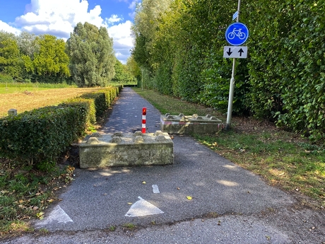 Gevaarlijk fietspad !