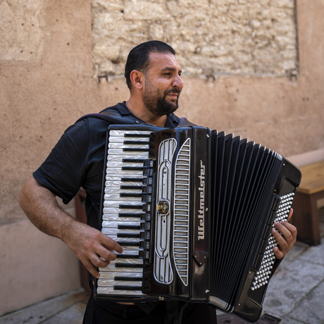 Le musicien de rue