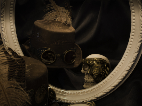 Steampunk  spiegel 