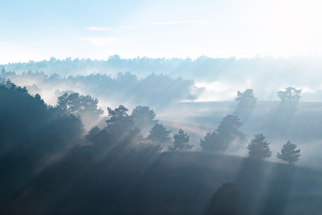 Mist en zon