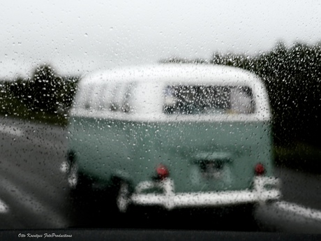 Drops on the windscreen