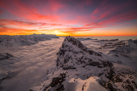 Uitzicht vanaf Titlis - Obwalden - Zwitserland