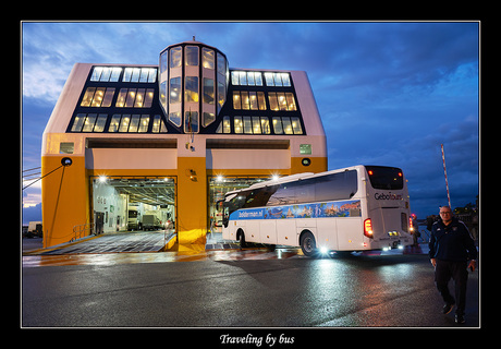 Traveling by bus