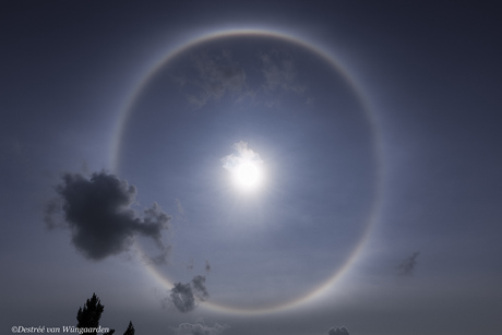 Halo om de zon 14/9/2025