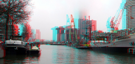 Leuvehaven Rotterdam 3D wide
