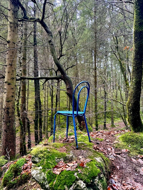 Blue chair 