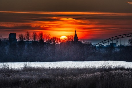 Nijmegen, sunset