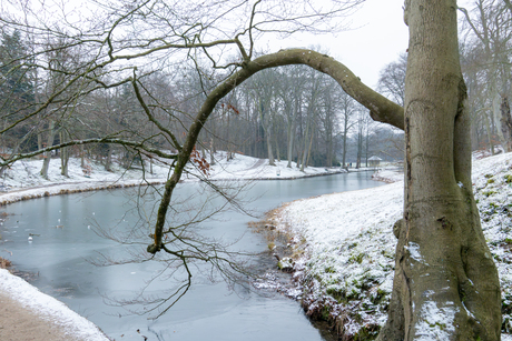 Buitenplaats Elswout in wintersfeer.