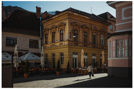 Rustige Straathoek in Brașov