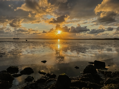 zonsondergang Ameland