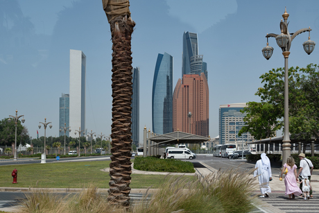 Straatlantaarn in Abu Dhabi