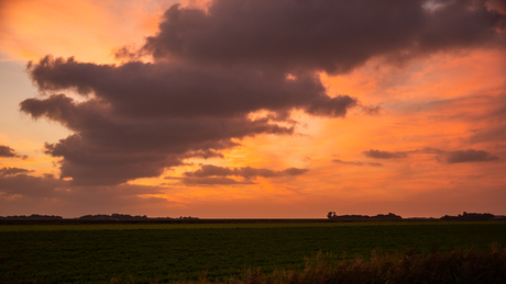 Wolken landschap