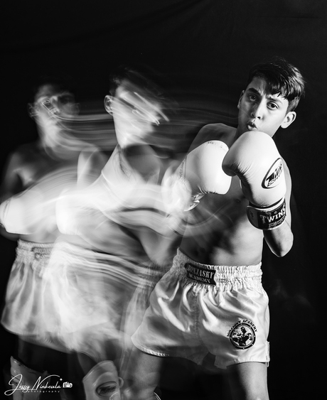 Rear Curtain Sync sport fotoshoot boxen 