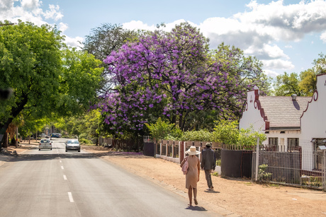 Straatbeeld Phalaborwa Zuid- Afrika