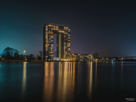 Lichtspel bij de Tasmantoren.