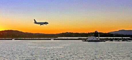 Corfu Zonsondergang 