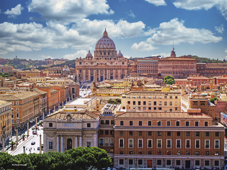 Rome zicht op het Vaticaan