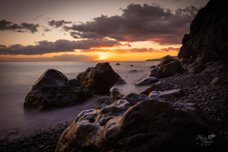 Zonsondergang op Madeira