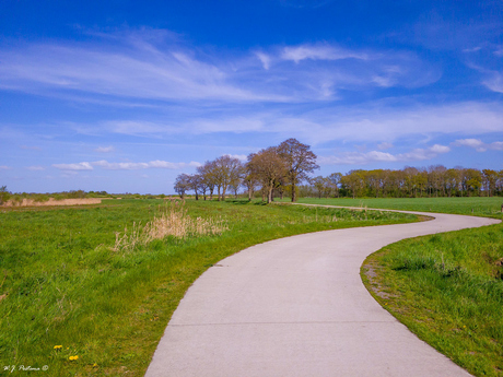 Fietspad. 