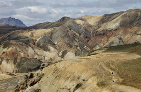 Uitzicht vanaf de Brennisteinsalda