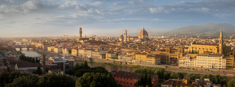 Gouden Uur Boven Renaissance Florence