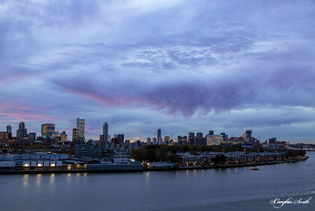 Levend wolken schilderij