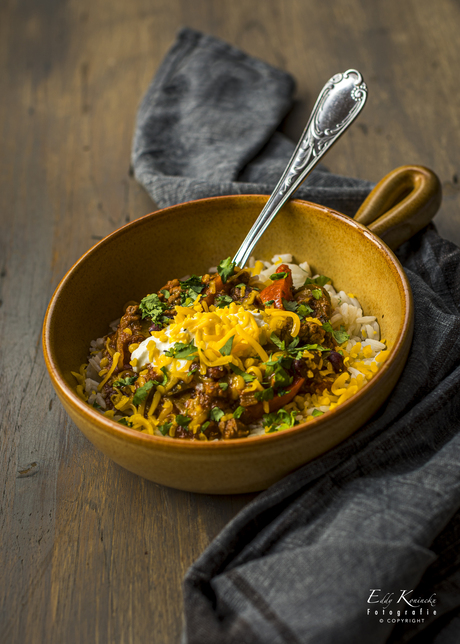 Home made Chilli con carne
