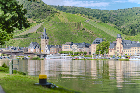 De Moezel aan Bernkastel-Kues Stad