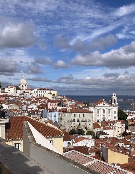 Uitzicht in Lissabon 