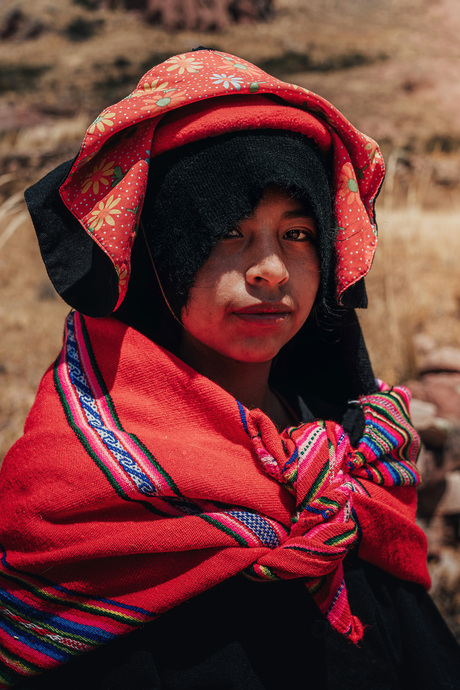 Peruaanse uit de Aymara-gemeenschap in Jayujayuni