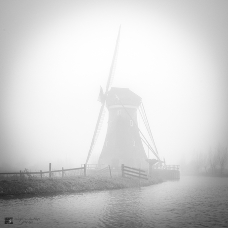 Misty windmill