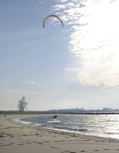 Kitesurfen in december