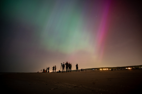 watching the Aurora Borealis