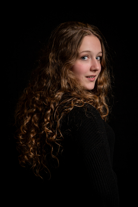 A quiet glance between childhood and change.