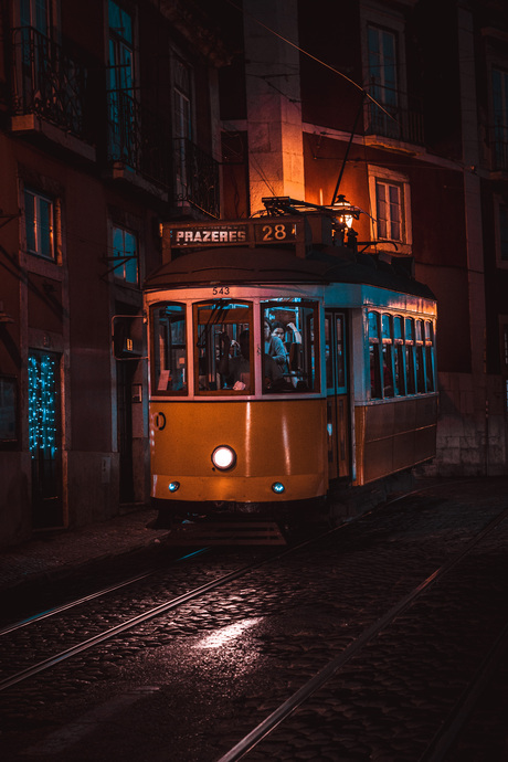 Tram in Lissabon 