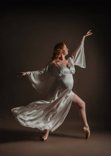 Zwangere ballerina