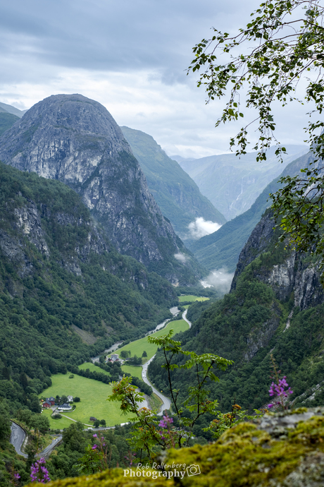 Stalheim fjord in Noorwegen