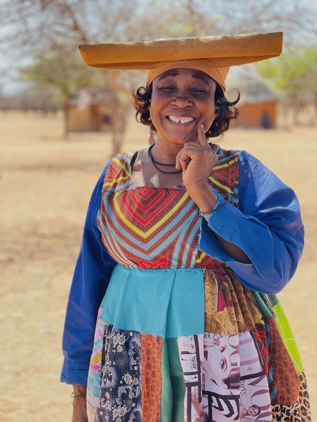 Lady in Namibia