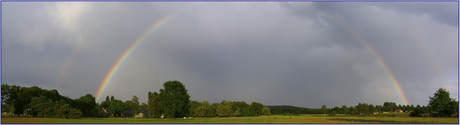Regenbogen over De Horst