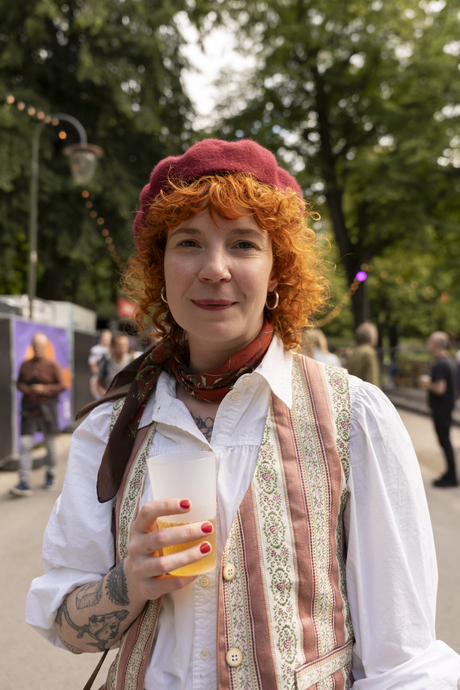 Bezoeker Noorderzon festival in Groningen