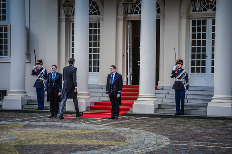 Beëdiging kabinet Rutte IV op het paleis Noordeinde in Den Haag